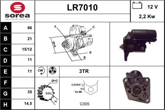 Sera LR7010 - Starteris ps1.lv