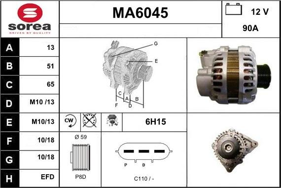 Sera MA6045 - Ģenerators ps1.lv