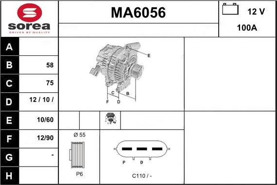 Sera MA6056 - Ģenerators ps1.lv