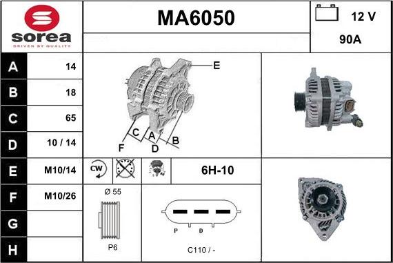 Sera MA6050 - Ģenerators ps1.lv