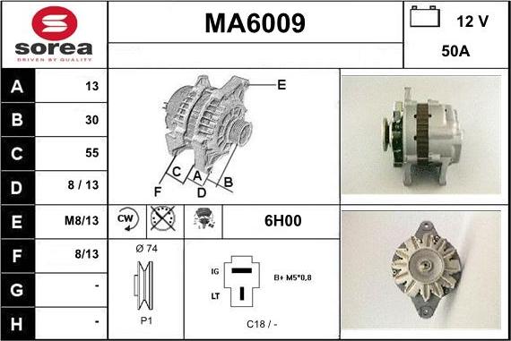 Sera MA6009 - Ģenerators ps1.lv