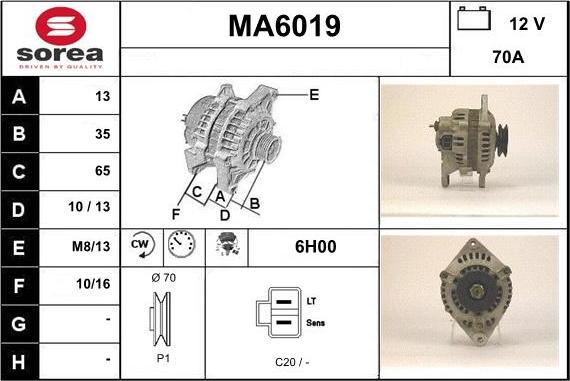 Sera MA6019 - Ģenerators ps1.lv