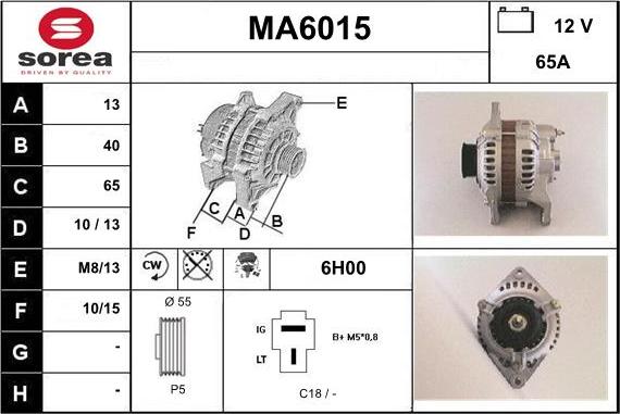 Sera MA6015 - Ģenerators ps1.lv