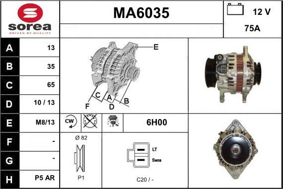 Sera MA6035 - Ģenerators ps1.lv