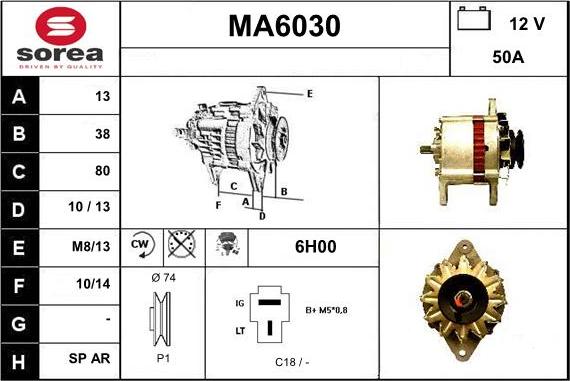 Sera MA6030 - Ģenerators ps1.lv