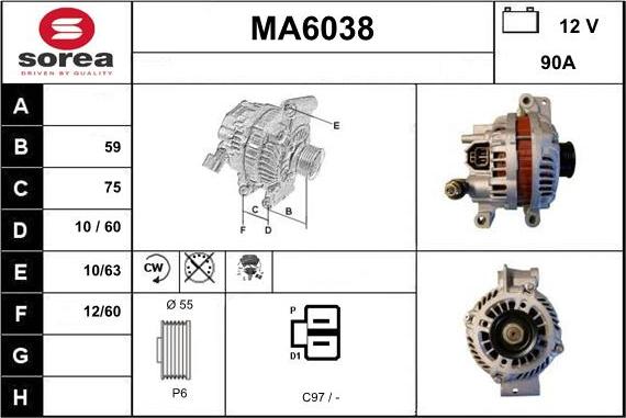 Sera MA6038 - Ģenerators ps1.lv