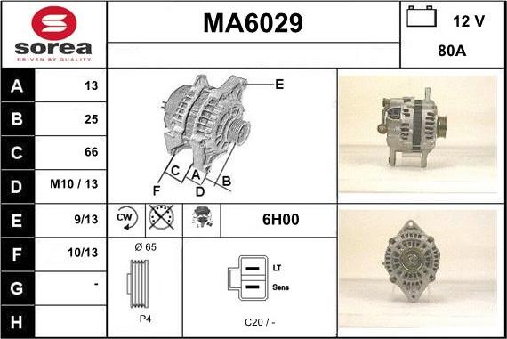 Sera MA6029 - Ģenerators ps1.lv