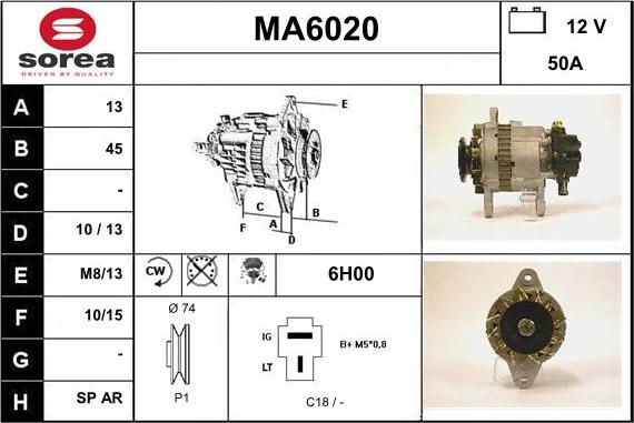 Sera MA6020 - Ģenerators ps1.lv