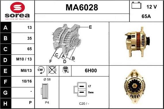 Sera MA6028 - Ģenerators ps1.lv