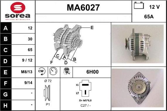 Sera MA6027 - Ģenerators ps1.lv