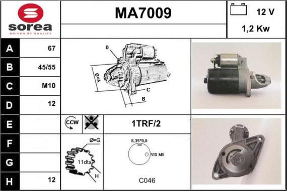 Sera MA7009 - Starteris ps1.lv