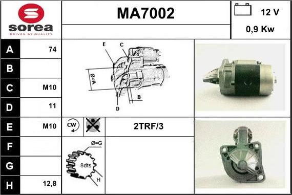 Sera MA7002 - Starteris ps1.lv