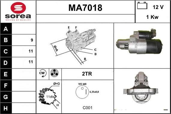 Sera MA7018 - Starteris ps1.lv