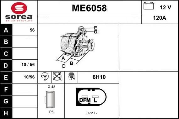 Sera ME6058 - Ģenerators ps1.lv