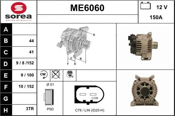 Sera ME6060 - Ģenerators ps1.lv