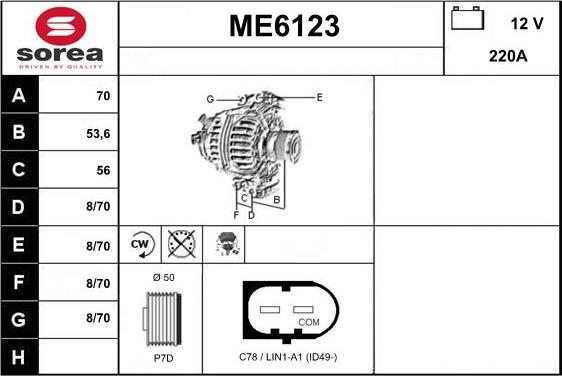 Sera ME6123 - Ģenerators ps1.lv