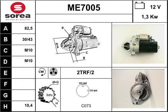 Sera ME7005 - Starteris ps1.lv