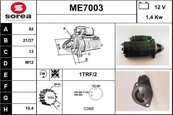 Sera ME7003 - Starteris ps1.lv