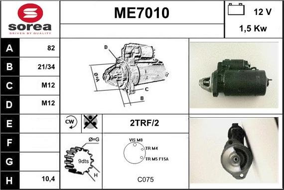 Sera ME7010 - Starteris ps1.lv