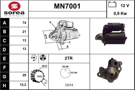 Sera MN7001 - Starteris ps1.lv