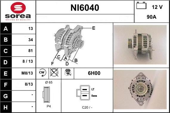 Sera NI6040 - Ģenerators ps1.lv