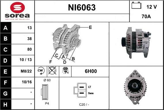 Sera NI6063 - Ģenerators ps1.lv