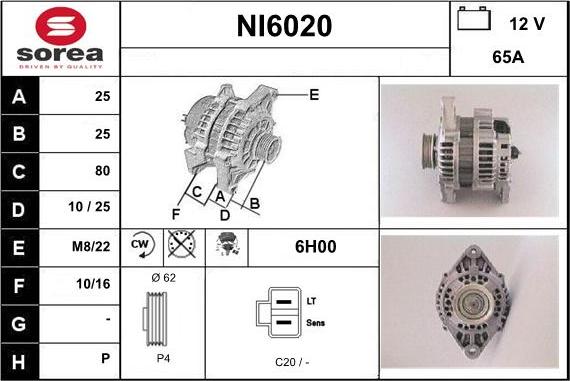 Sera NI6020 - Ģenerators ps1.lv