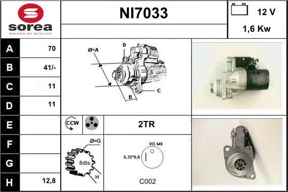 Sera NI7033 - Starteris ps1.lv