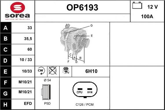 Sera OP6193 - Ģenerators ps1.lv