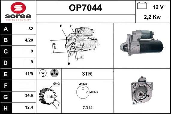 Sera OP7044 - Starteris ps1.lv