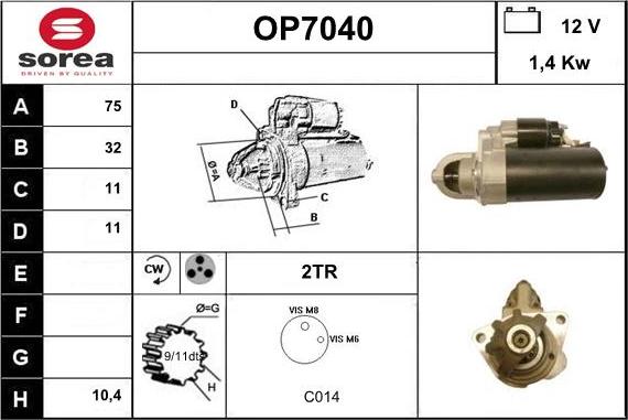 Sera OP7040 - Starteris ps1.lv