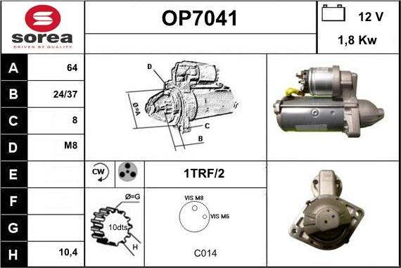 Sera OP7041 - Starteris ps1.lv