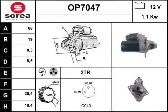 Sera OP7047 - Starteris ps1.lv