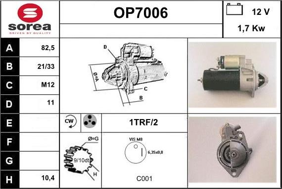 Sera OP7006 - Starteris ps1.lv