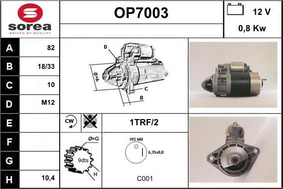 Sera OP7003 - Starteris ps1.lv