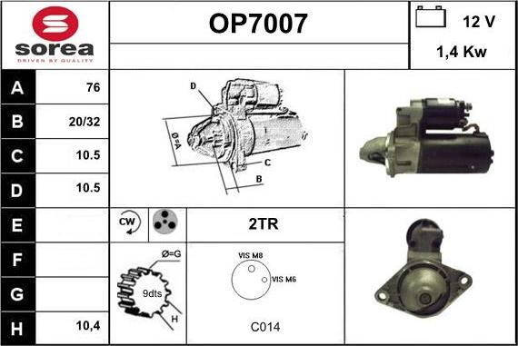 Sera OP7007 - Starteris ps1.lv