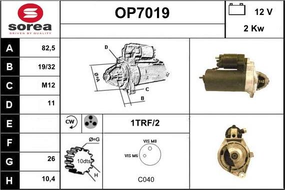 Sera OP7019 - Starteris ps1.lv