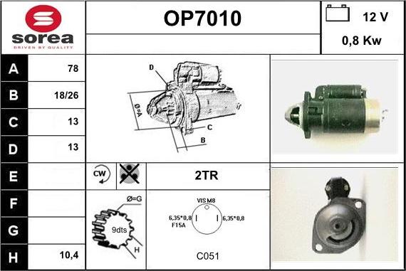 Sera OP7010 - Starteris ps1.lv