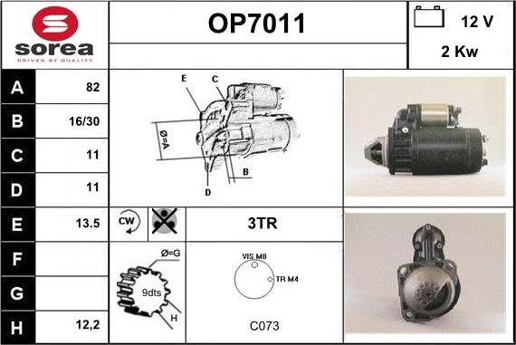 Sera OP7011 - Starteris ps1.lv