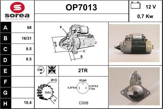 Sera OP7013 - Starteris ps1.lv