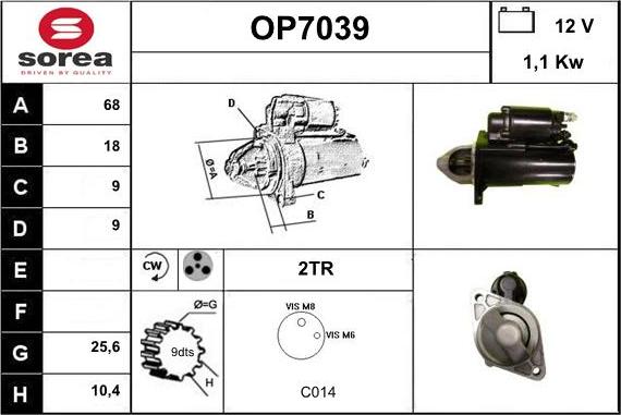 Sera OP7039 - Starteris ps1.lv