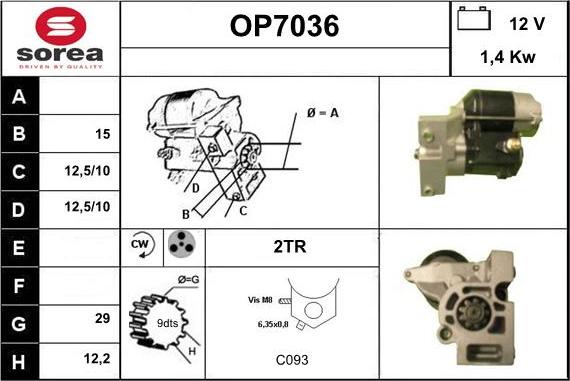 Sera OP7036 - Starteris ps1.lv