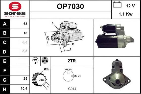 Sera OP7030 - Starteris ps1.lv