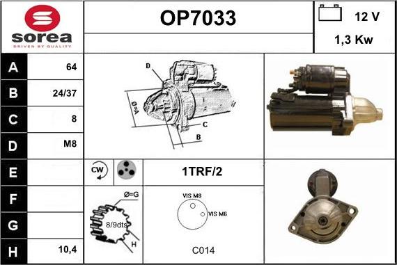 Sera OP7033 - Starteris ps1.lv