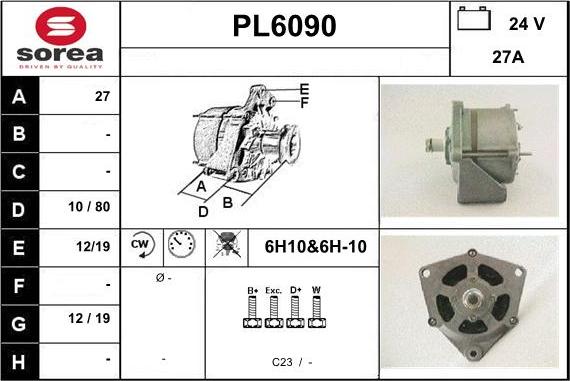 Sera PL6090 - Ģenerators ps1.lv