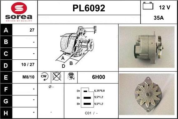 Sera PL6092 - Ģenerators ps1.lv