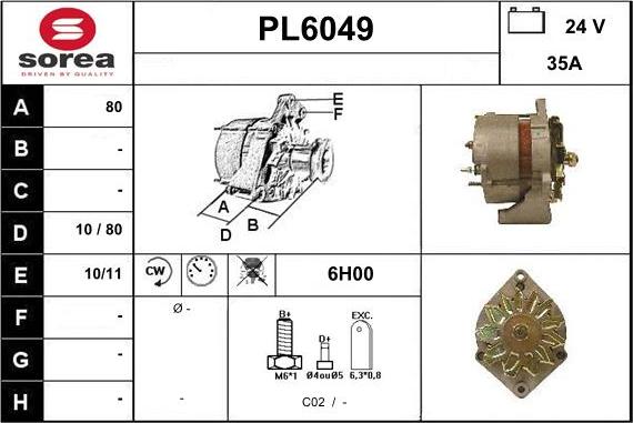 Sera PL6049 - Ģenerators ps1.lv