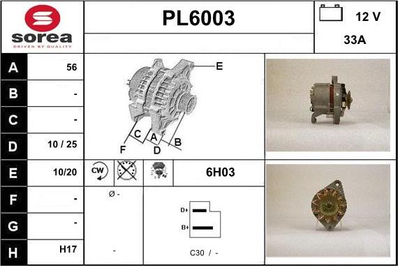 Sera PL6003 - Ģenerators ps1.lv