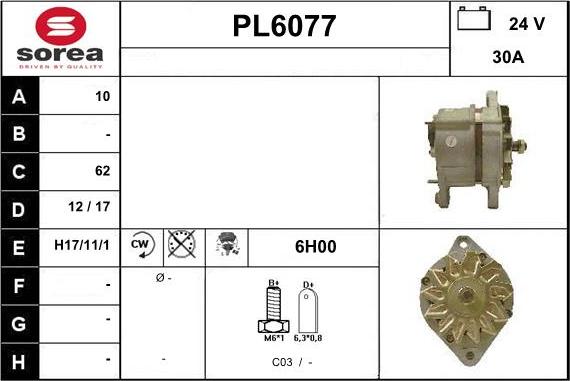 Sera PL6077 - Ģenerators ps1.lv