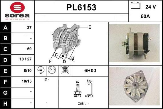 Sera PL6153 - Ģenerators ps1.lv